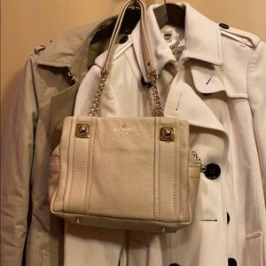 Kate Spade Cream double Gold Chain Leather Purse